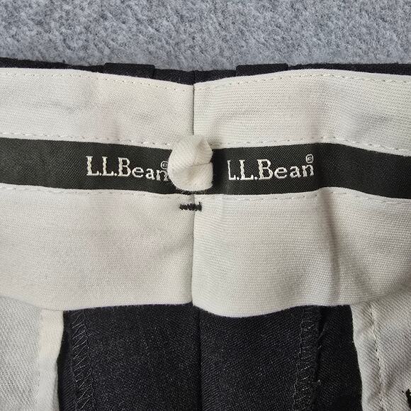 L.L. Bean Pants Mens Size 36x30 Gray Pleated Dress Pants 100% Wool - Picture 5 of 11